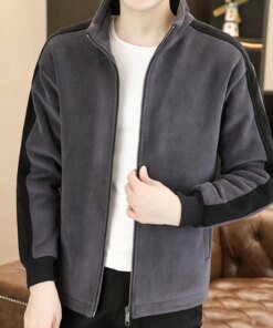 Buy Winter Men Thick Warm Fur Jacket Vintage Faux Suede Leather Coat Business Man Casual Overcoat Loose Fit Cargo Work Jacket A47 online shopping cheap