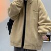 Buy Winter Men's Korean Fashion Faux Fur Coat Slim Clothing Brown Fluffy Warm Coat Plus Size Casual Male Top Thermal Jacket A56 online shopping cheap