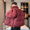 Buy Winter New Warm Parka Jacket Men Coat Casual Thicken Parkas Turn Down Collar Men Woman Puffer Jackets Korean Fashion Streetwear online shopping cheap