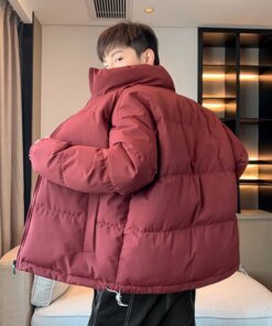 Winter New Warm Parka Jacket Men Coat Casual Thicken Parkas Turn Down Collar Men Woman Puffer Jackets Korean Fashion Streetwear