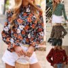 Buy Women Floral/Leopard Blouse