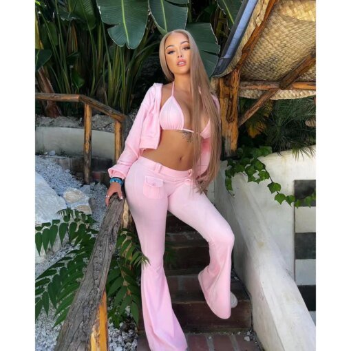 Buy Women Tracksuits Joggers Two Piece Set Elegant 2 Pieces Sets Outfits 2023 Women Fall Winter Clothes Sexy Two Piece Pant Sets online shopping cheap