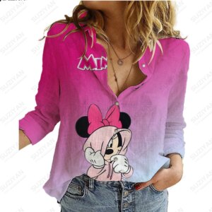 Women’S Fashion Camisa Fashion New Temperament Long Sleeve Shirt Loose Female Shirt Tops Long Sleeve Blouse Casual Woman Shirt