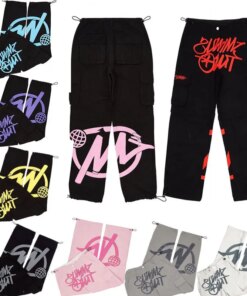 Y2K Retro Streetwear Minus Two Cargo Pants Men 2023 Hip Hop Baggy Casual Sweatpants Men Clothing Sport Gym Jeans Joggers Men