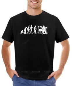 brand t-shirt man Drummer Evolution T-Shirt hippie clothes quick drying t-shirt mens graphic t-shirts hip hop cotton tee-shirt