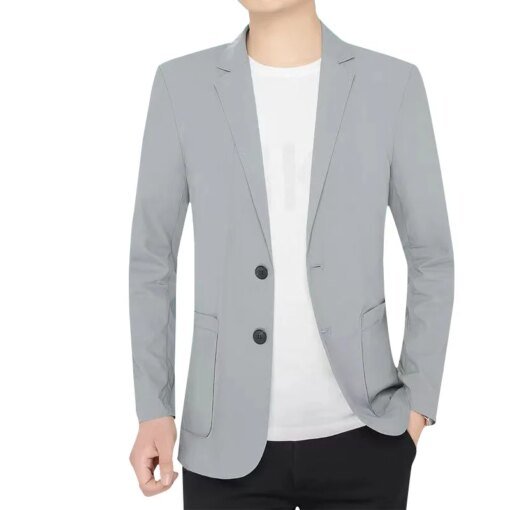 Buy lis11254 New business casual professional dress men's white suit online shopping cheap