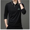 men clothing long sleeve tees2023 Spring and Autumn New Polo Neck Breathable Fashion Casual Long Sleeve T-shirt POLO Shirtt shir