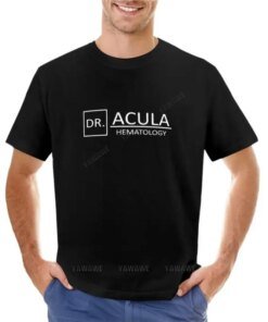 men tshirt DR. Acula T-Shirt plus size t shirts black t shirts T-shirts for men cotton black tshirt men