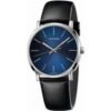 Calvin Klein K8Q311CN Posh Quartz Blue Dial Black Leather Men's Watch buy online shopping cheap sale