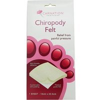 Carnation Chiropody Felt Large 10cm x 22.5cm