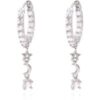 Ceyla Moon & Star Drop Hoop Earrings | 925 Sterling Silver buy online shopping cheap sale