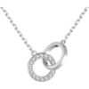 Circle Link Necklace Created with Zircondia® Crystals buy online shopping cheap sale