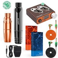 Complete Rotary Tattoo Machine Kit, Mast Tour and Mast P10 Pen Style Machines, Power Supply Evo Cartridges Foot Pedal for Tattoo Aritsts and PMU Aritsts