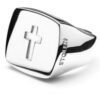 Cross Block Ring buy online shopping cheap sale