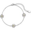 Crystal Daisy Anklet Created with Zircondia® Crystals buy online shopping cheap sale