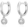 Crystal Hoop Earrings Created with Zircondia® Crystals buy online shopping cheap sale