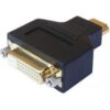DVI to HDMI Adapter - DVI-D Female to HDMI Male - Gold buy online shopping cheap sale