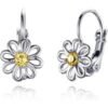 Daisy Crystal Drop Earrings Created with Zircondia® Crystals buy online shopping cheap sale