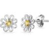 Daisy Stud Earrings Created with Zircondia® Crystals buy online shopping cheap sale
