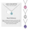 Birthstone Necklace with Daughter Charm Created with Zircondia® Crystals buy online shopping cheap sale