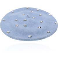 Delphine Star Studded Beret – Blue