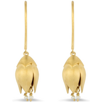 Demeter’s Blooming Love Pearl Tulip Drop Earrings