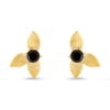 Demeter's Grace Dark Garnet Floral Stud Earrings buy online shopping cheap sale