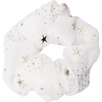 Demi Star Hair Scrunchie – White