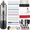 Dragonhawk Complete Tattoo Pen Machine Kit M3 Gun 40Pcs Cartridges Needles Power Supply Set 340-5P buy online shopping cheap sale