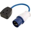 Draper 230v 16A to 13A Adaptor Lead buy online shopping cheap sale