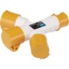Draper 3 Way Socket Splitter 110v 110v buy online shopping cheap sale