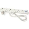 Draper 6 Socket Protected Extension Lead 240v 2m buy online shopping cheap sale