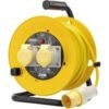 Draper Twin Socket Cable Extension Reel 110v 25m buy online shopping cheap sale