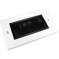 Dual Gang Black Brush Plate