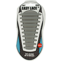 Easy Lace No Tie Shoelace Silicone Laces – Gray