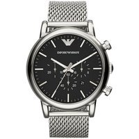 Emporio Armani AR1808 46mm Classic Chronograph Black Dial Men’s Watch