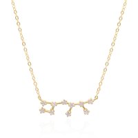 Esphyr Constellation Zodiac Necklace | 18K Gold Plated