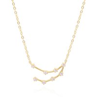 Esphyr Constellation Zodiac Necklace | 18K Gold Plated