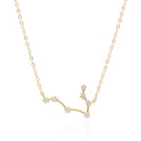 Esphyr Constellation Zodiac Necklace | 18K Gold Plated