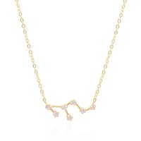 Esphyr Constellation Zodiac Necklace | 18K Gold Plated