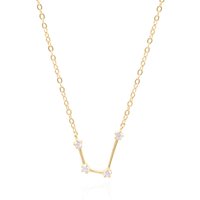 Esphyr Constellation Zodiac Necklace | 18K Gold Plated
