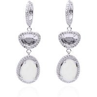 Eve Moonstone Drop Earrings | 925 Silver Plated