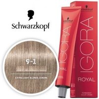 Extra Light Blonde Cendre 9-1 Schwarzkopf Royal Igora Permanent Color – 9-1 Extra Light Blonde Cendre