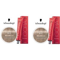 Extra Light Blonde Cendre 9-1 Schwarzkopf Royal Igora Permanent Color – 9-1 – pack of 2