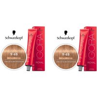 Extra Light Blonde Chocolate Gold 9-65 Schwarzkopf Royal Igora Permanent Color – 9-65 – pack of 2