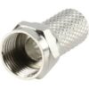 F-Plug Screw on F Type Plug for RG6 Coax 10 Pack buy online shopping cheap sale