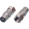 F Plug to Coax Plug Adapter F-Type Male to Coax Male buy online shopping cheap sale