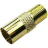 F Type (female) to TV Aerial (female) Adapter buy online shopping cheap sale