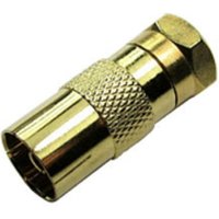 F Type (male) to TV Aerial (female) Adapter