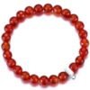 Faceted Carnelian Gemstone Charm Stretch Bracelet buy online shopping cheap sale